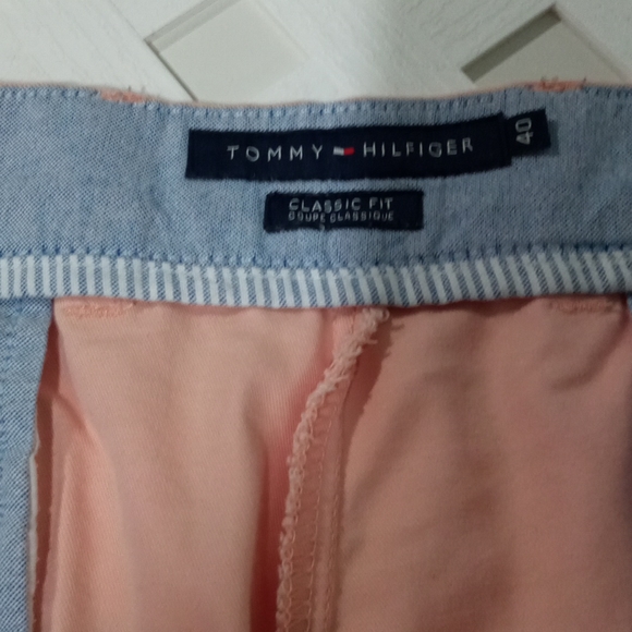 Tommy Hilfiger Pink Chino Shorts Classic Fit W40 - Picture 2 of 7